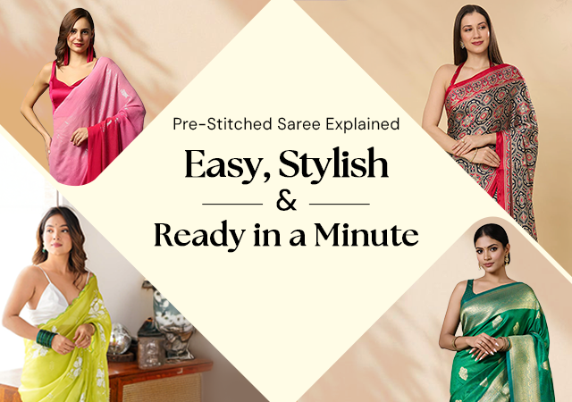 What Is a Pre-Stitched Saree? Everything You Need to Know