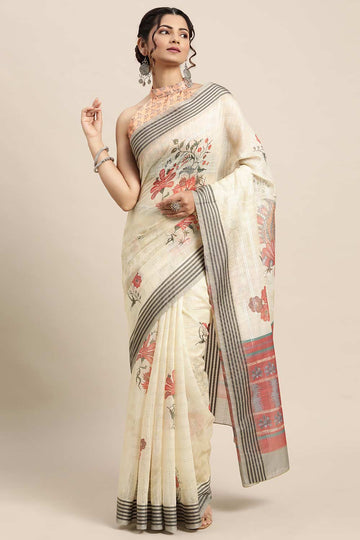 Printed Saree