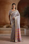 Prerna Soft Dove Grey Handwoven Pure Bhagalpuri Silk Ready to Wear Saree