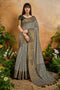 Helen Black Viscose Cotton Handloom Woven Patola Ready to Wear Saree