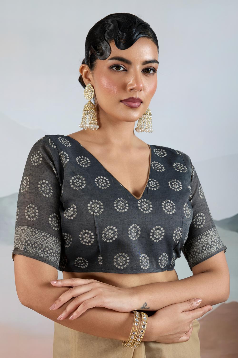 Neetu Beige Pure Viscose Cotton Handloom Woven One Minute Saree