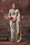 Kaia Grey Silk Woven Ready to Wear One Minute Saree