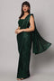 Mia Green Faux Georgette Sequins with Embroidery Ready to Wear One Minute Saree