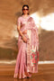 Anika Light Pink Paithani Zari Tissue One Minute Saree