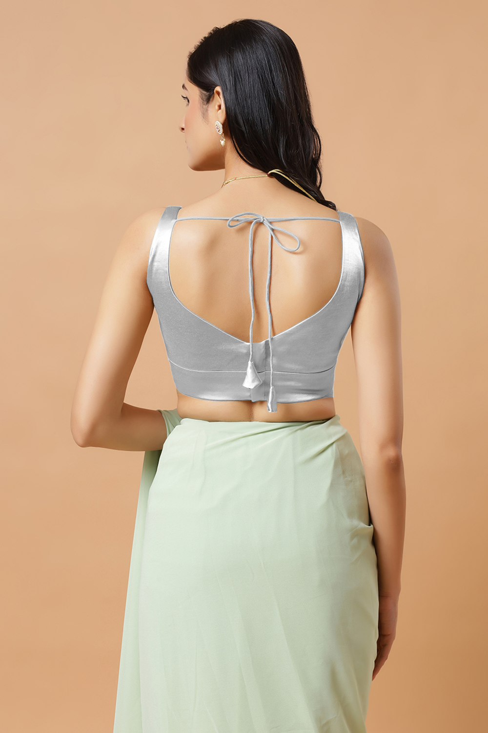 Aria Sliver Thin Strap Sleeveless Satin Comfort Stretch™ Blouse