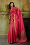 Sapna Pink Handloom Weaving Silk Ready to Wear Saree