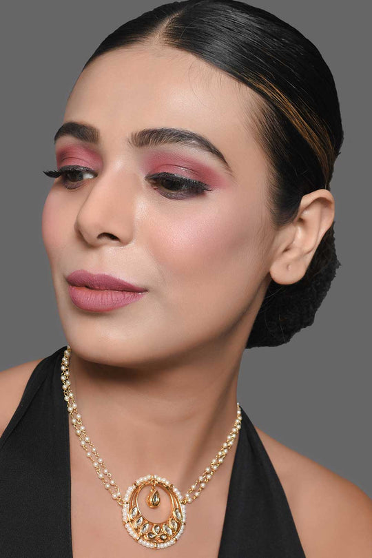 Gold Toned Choker Necklace