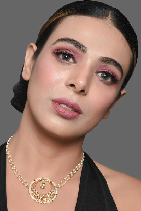 Gold Toned Choker Necklace