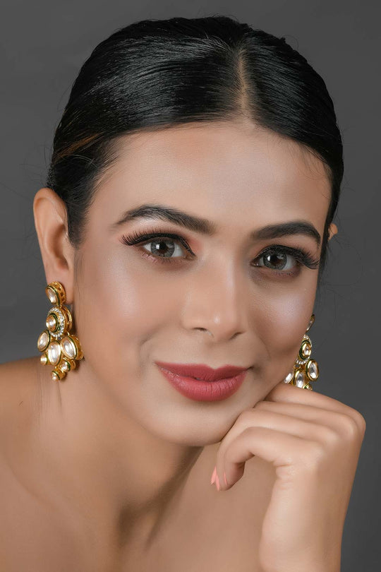 Siya Handcrafted Kundan Earrings