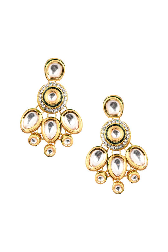 Siya Handcrafted Kundan Earrings