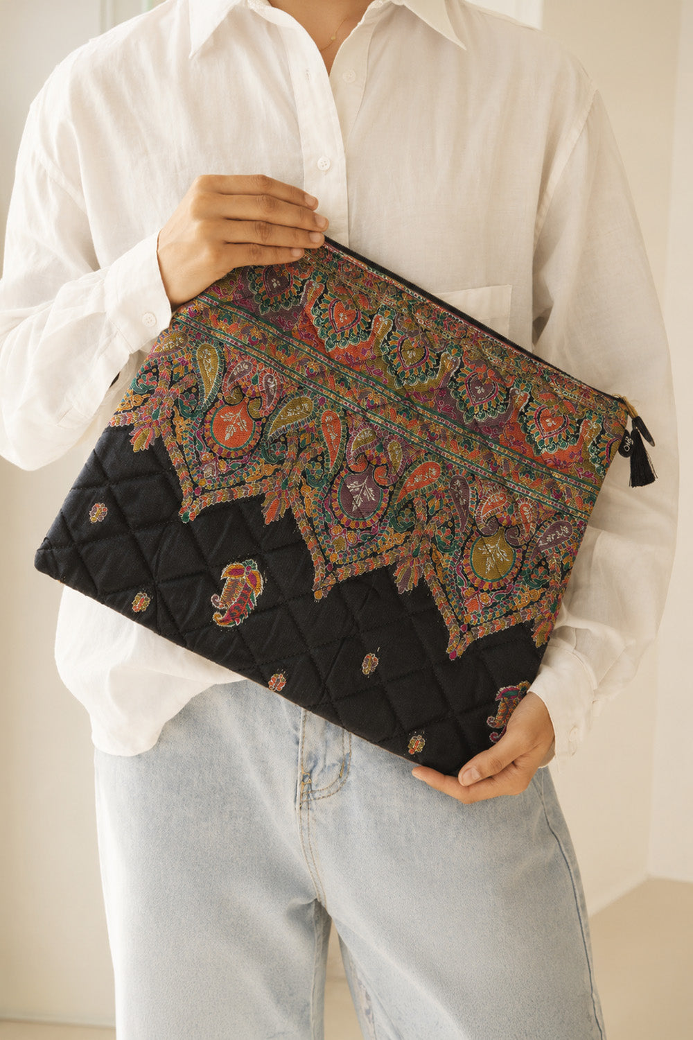 Midnight in Rajastan Large Laptop Carry Case