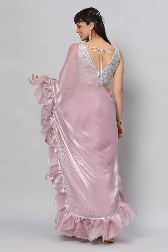 Elise Silver Sequins Sleeveless Blouse