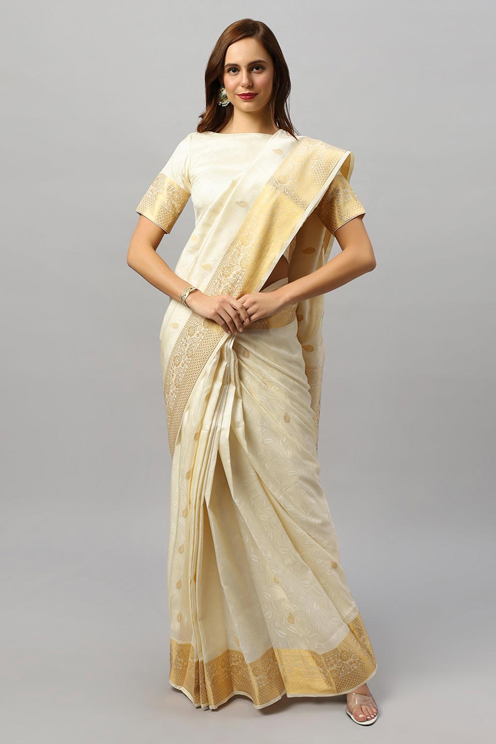 Onam saree for kids best sale