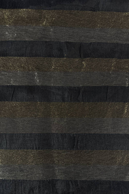 Jada Black Handloom Woven One Minute Saree