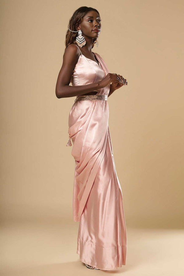 Dolce Satin Bridesmaid One Minute Saree