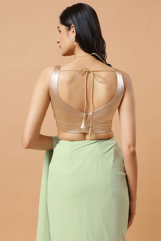 Pari Key Lime Green Georgette Ready to Wear Saree