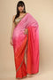 Chandini Pink Silk Ombre Sequins Ready to Wear One Minute Saree