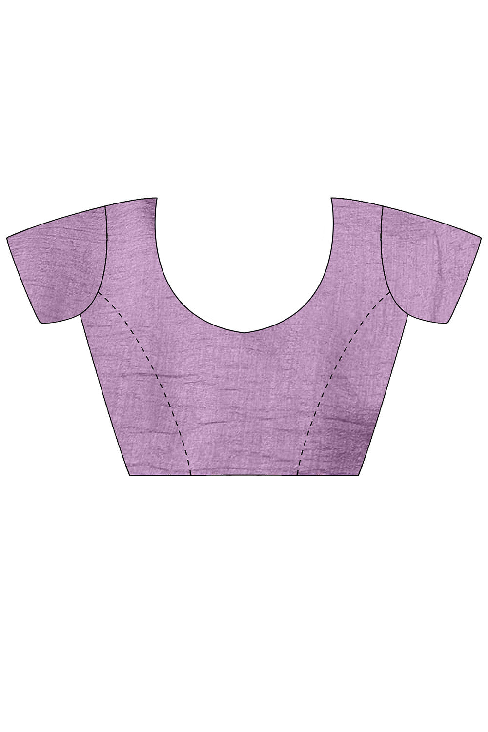 Prerna Lavender Vichitra Silk Embellished Ready To Wear One Minute Saree