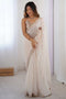 Trisha Off White Georgette Solid Ready To Wear One Minute Saree