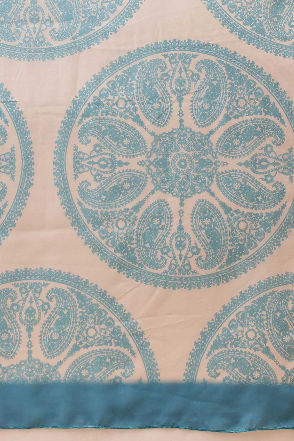 Eva Beige Mul Cotton Paisley Digital Printed Ready to Wear One Minute Saree