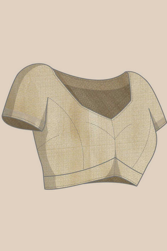 Anise Grey Tissue Floral Digital Printed Ready to Wear One Minute Saree