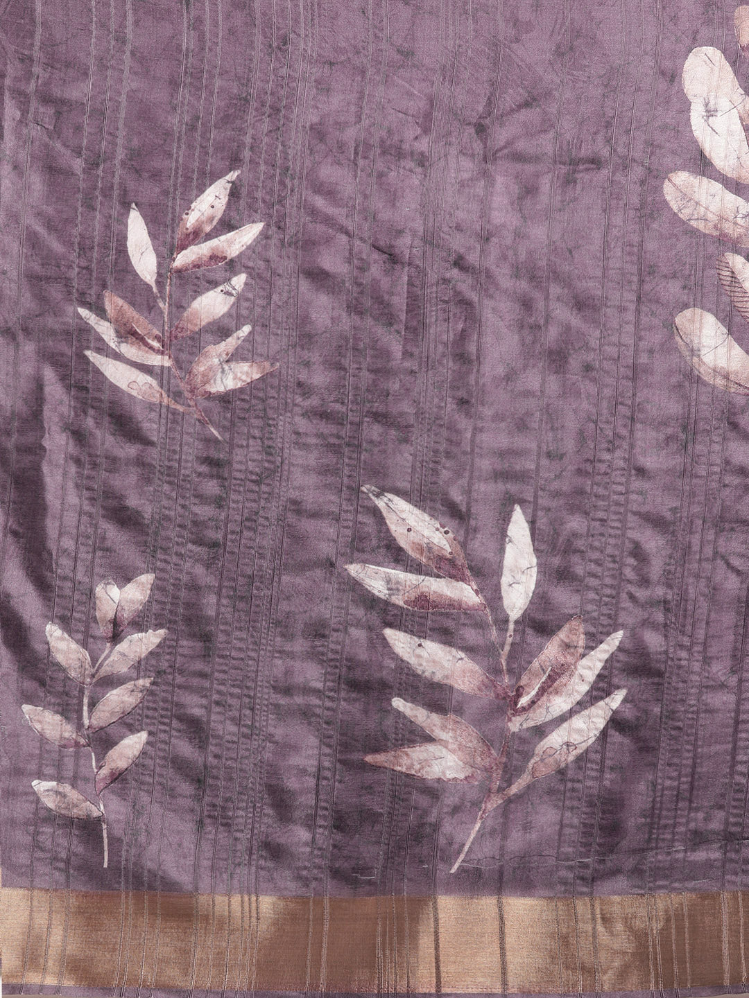 Lucia Lavender Soft Silk Floral Digital Printed Ready to Wear One Minute Saree