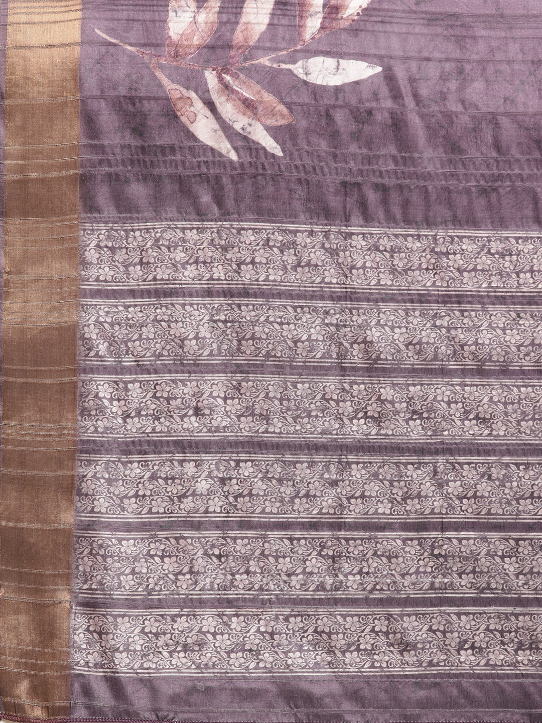 Lucia Lavender Soft Silk Floral Digital Printed Ready to Wear One Minute Saree