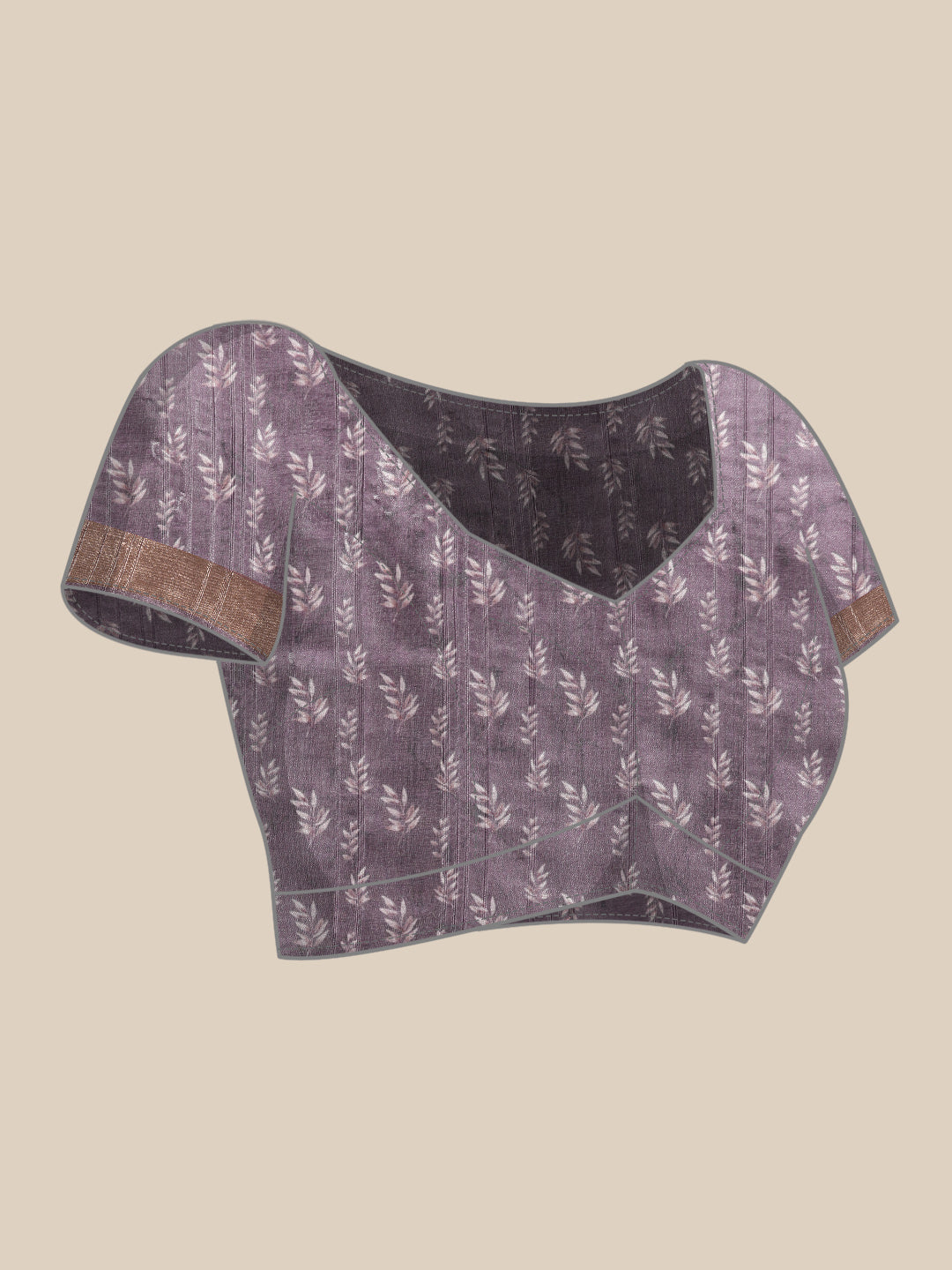 Lucia Lavender Soft Silk Floral Digital Printed Ready to Wear One Minute Saree