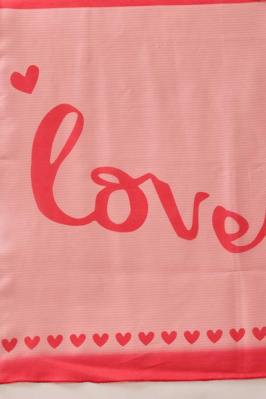 Eva Pink Mul Cotton Striped Digital Printed Ready to Wear One Minute Saree