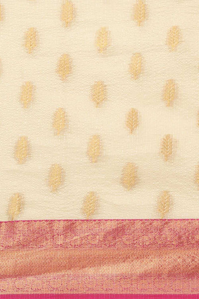 Anise Yellow Tissue Floral Woven Ready to Wear One Minute Saree