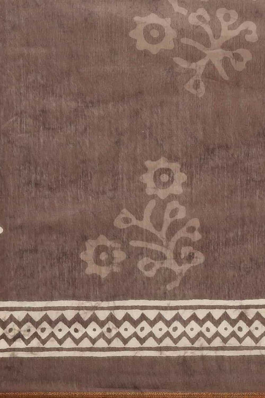 Zora Green Cotton Blend Abstract Digital Printed Ready to Wear One Minute Saree