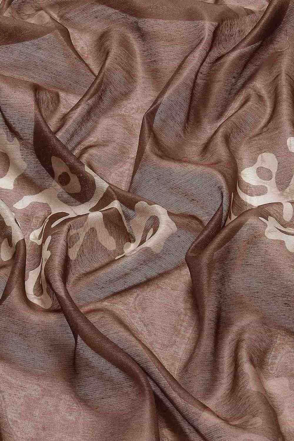 Zora Green Cotton Blend Abstract Digital Printed Ready to Wear One Minute Saree