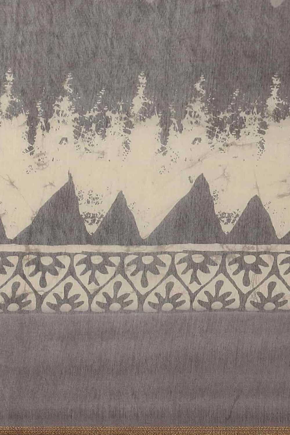 Zora Purple Cotton Blend Abstract Digital Printed Ready to Wear One Minute Saree