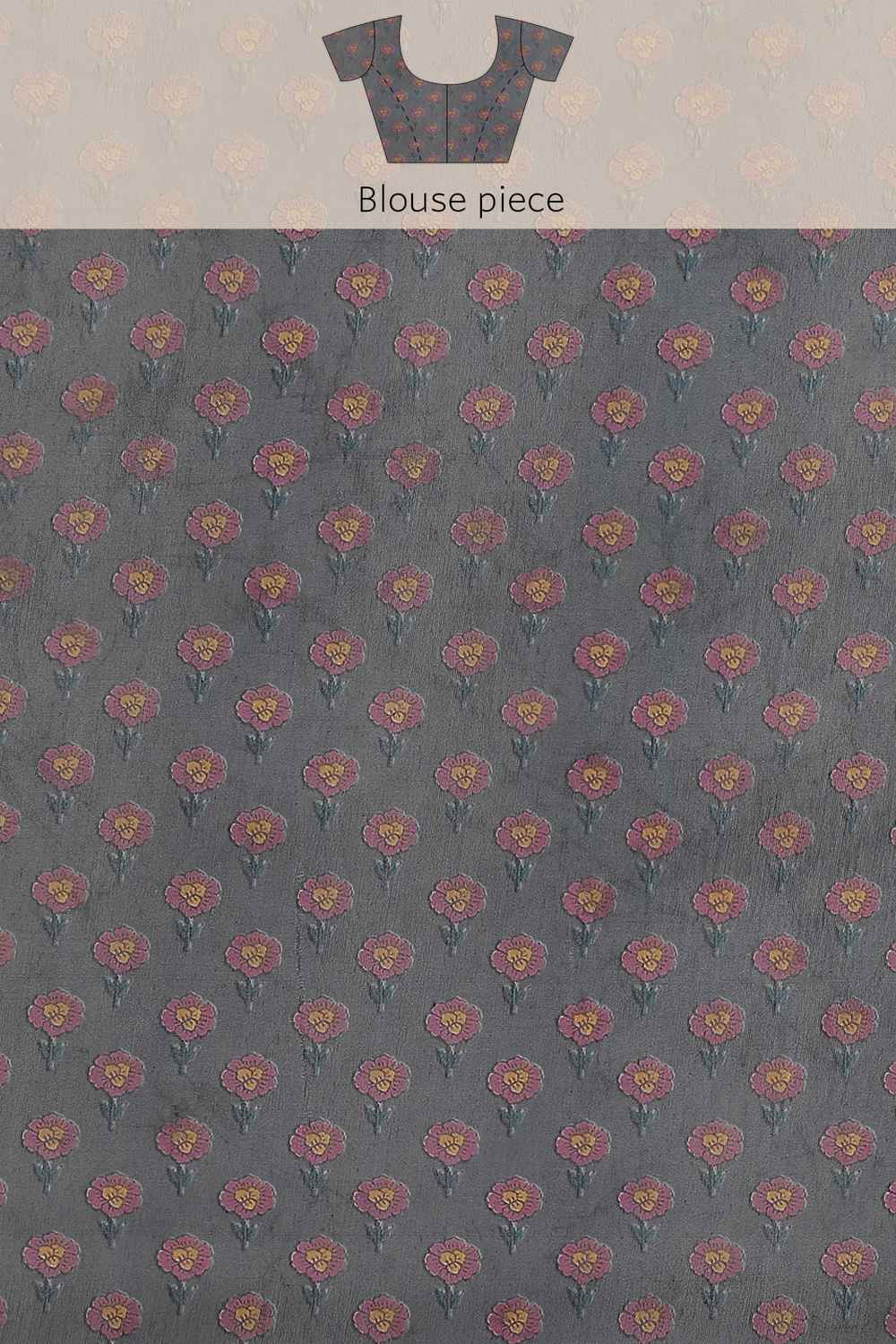 Zora Black Cotton Blend Striped Digital Printed Ready to Wear One Minute Saree