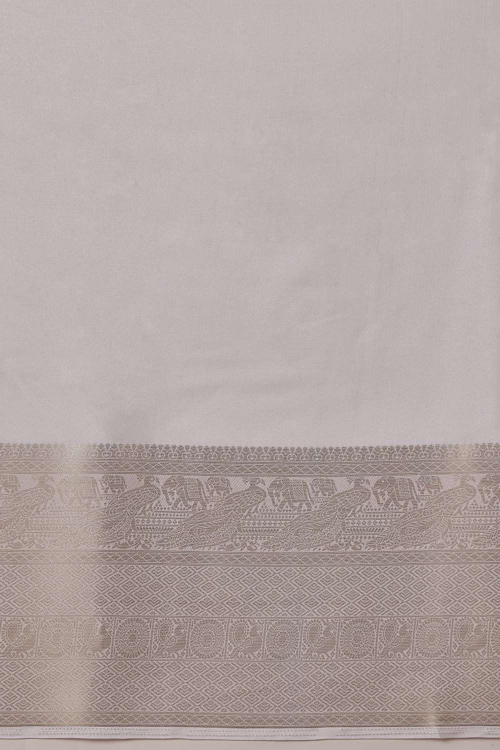 Jaya Off White Soft Silk Woven Ready to Wear One Minute Saree