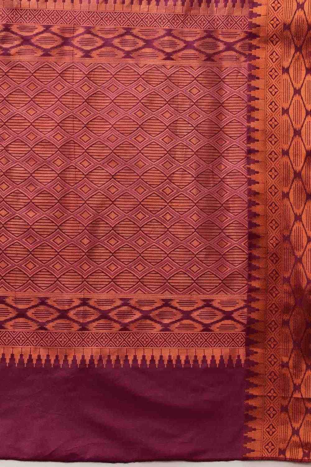 Lucia Light Pink Soft Silk Floral Zari Woven Ready to Wear One Minute Saree