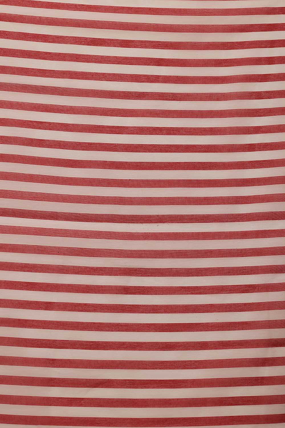 Zora Beige Cotton Blend Abstract Digital Printed Ready to Wear One Minute Saree