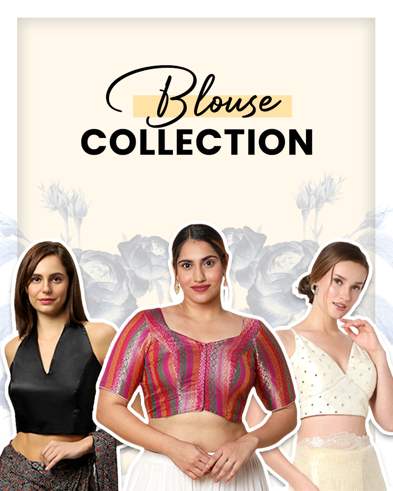 Wine Readymade Fancy Saree and Readymade Designer Blouse with Belt –  Seasons Chennai