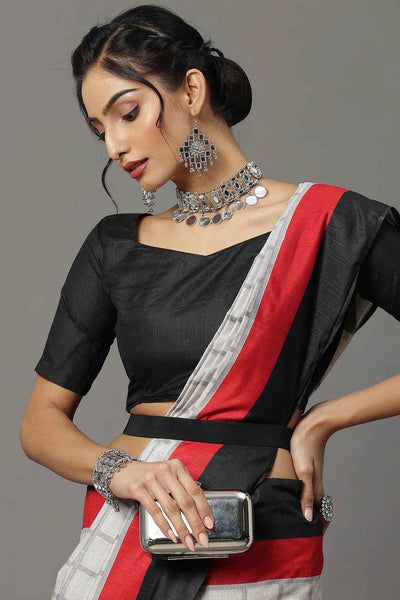 Riya Bhagalpuri Silk Grey Printed Designer One Minute Saree