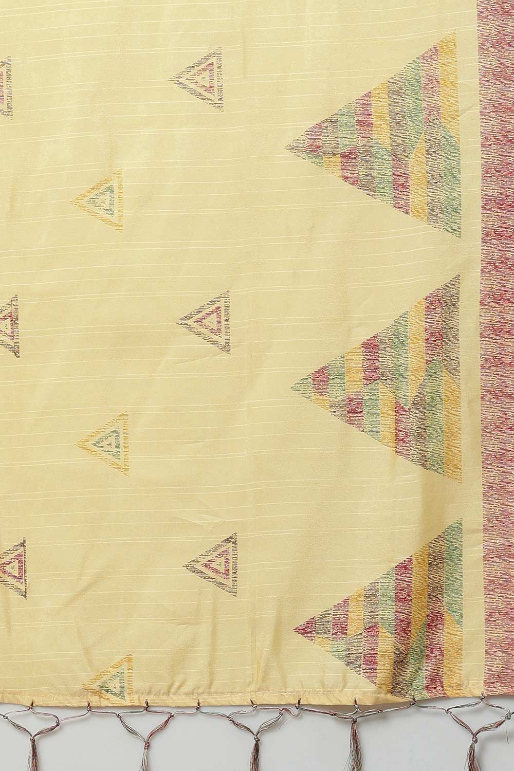 Lucia Bhagalpuri Silk Yellow Printed One Minute Saree