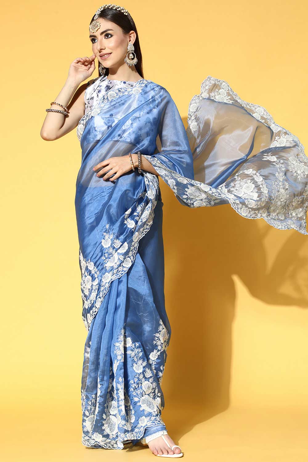 Shop Casual Wear Sarees in USA | Readymade Casual Saree Online – ONE MINUTE  SAREE