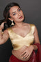 Trina Gold Satin Comfort Stretch™  Blouse