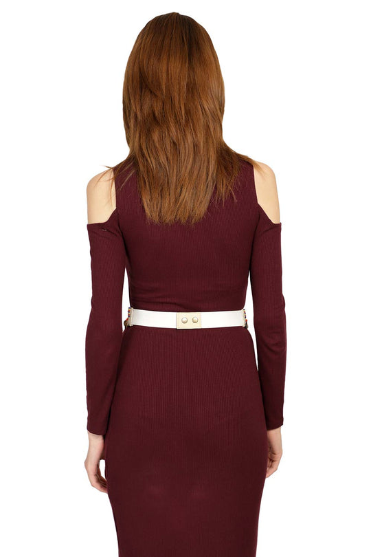 Embellished Saree Belt in Natural & Multi