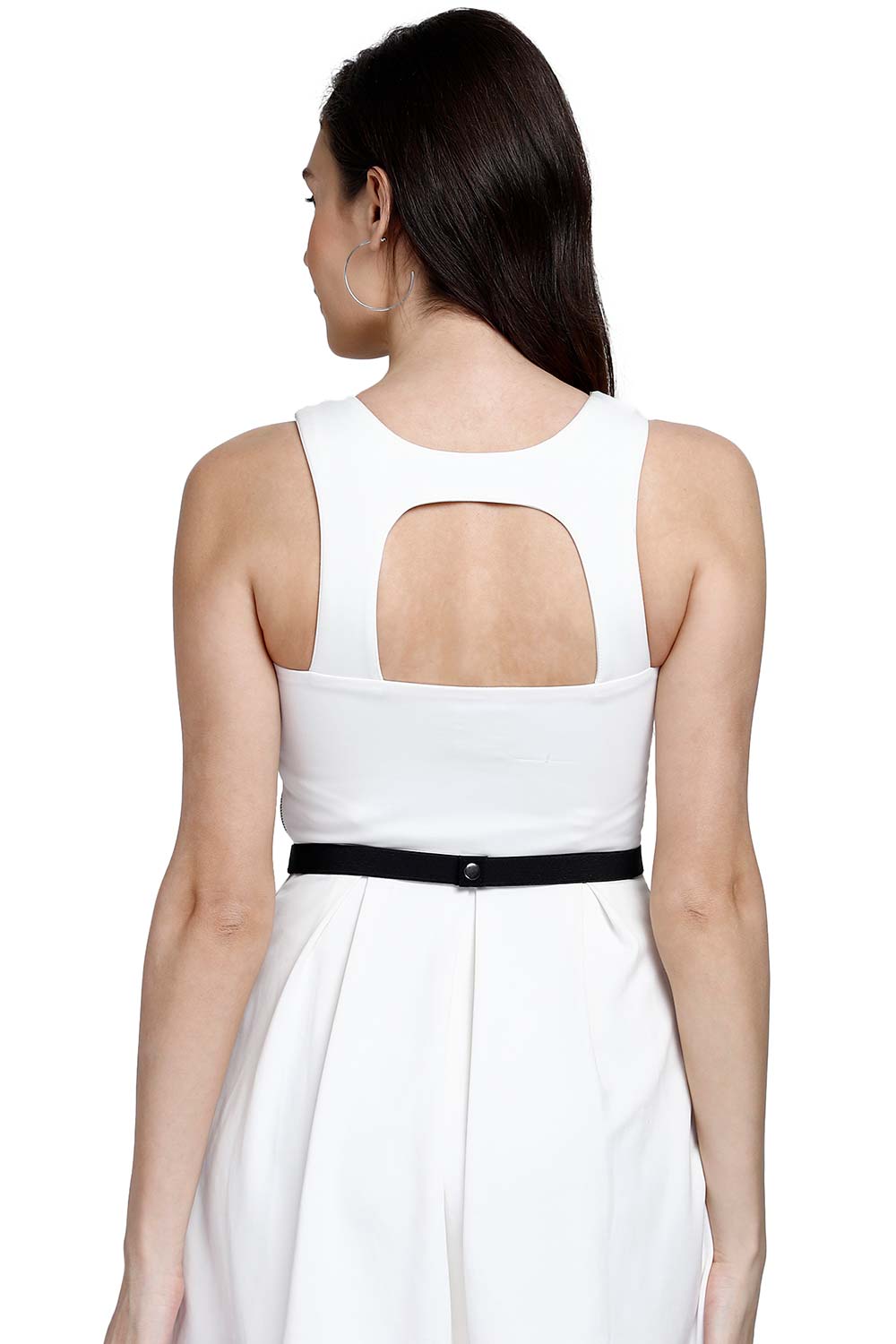 Floral Bead & Stone Work Saree Belt in Wine & Multi