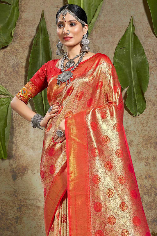 Madhu Pink Paithani Art Silk One Minute Saree