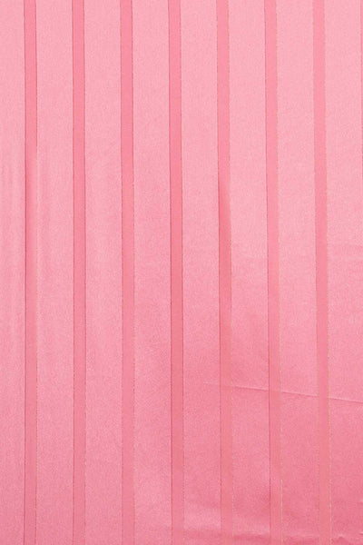 Buy Satin Striped Saree in Pink Online 