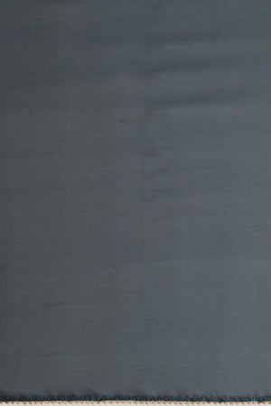 Buy Teal blue Georgette Solid One Minute Saree Online - Front