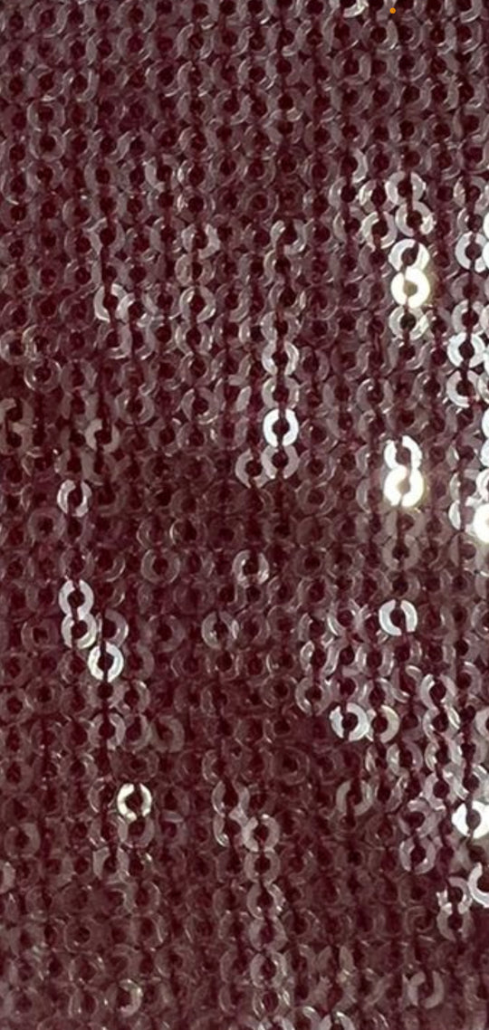 Kanchan Burgundy Viscose Sequins Ready to Wear One Minute Saree