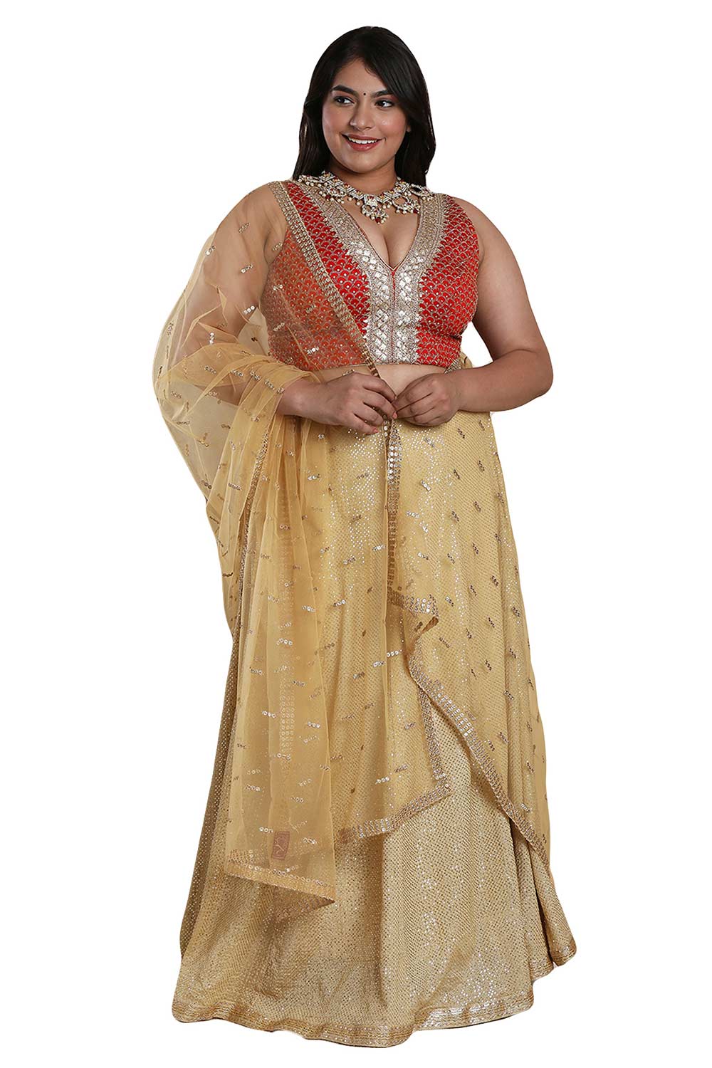 Buy Red Silk Readymade Saree Blouse Online - One Minute Sareee