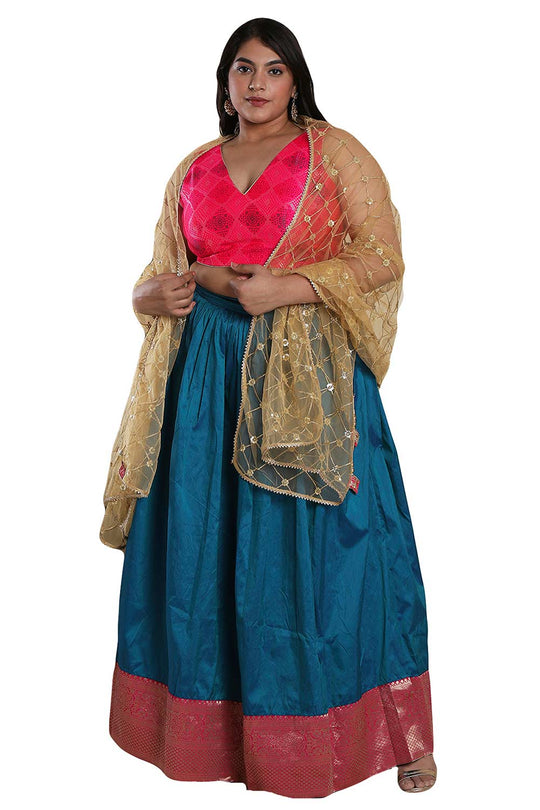 Buy Pink Brocade Readymade Saree Blouse Online - One Minute Sareee